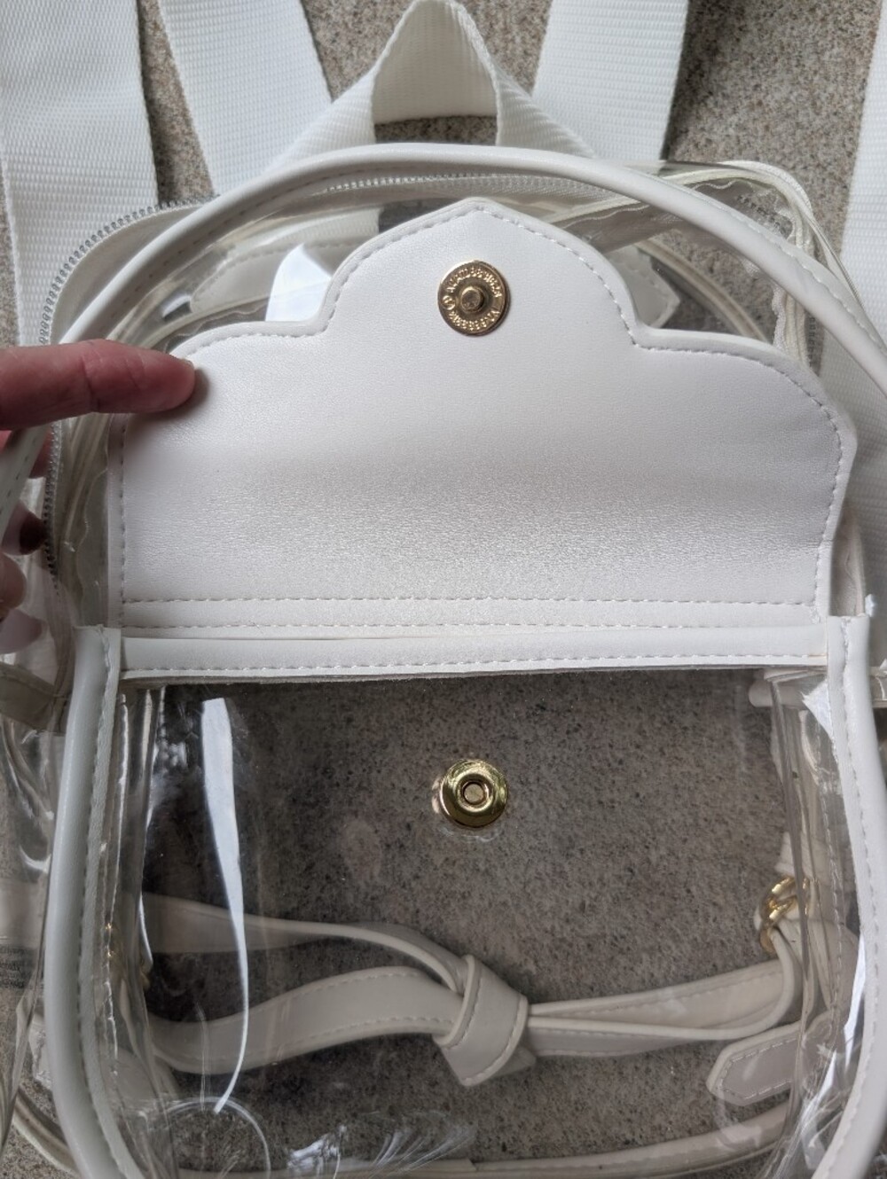 Kendra Scott Clear Backpack, Like New Condition - Picture 3 of 10